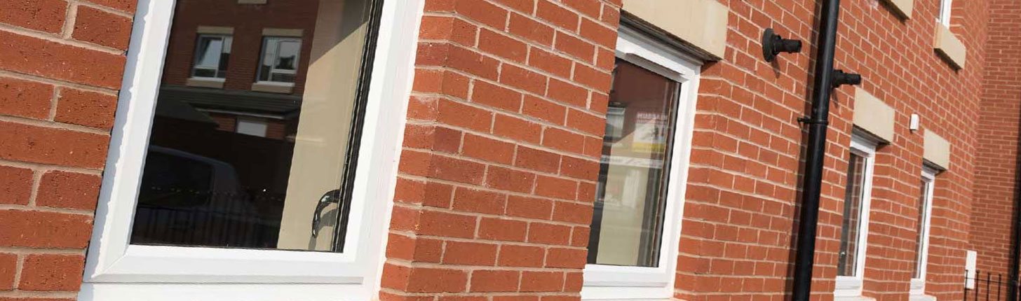 white upvc windows