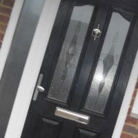 grey upvc doors
