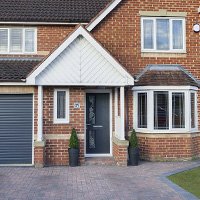 white upvc windows
